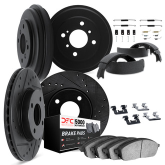 DFC® - PRO-KIT 5000+ Drilled and Slotted Front and Rear Brake Kit