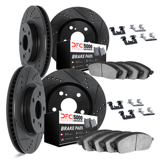 DFC® - PRO-KIT 5000 Drilled and Slotted Brake Kit