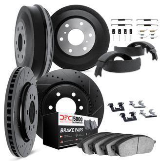 DFC® - PRO-KIT 5000+ Drilled and Slotted Front and Rear Brake Kit