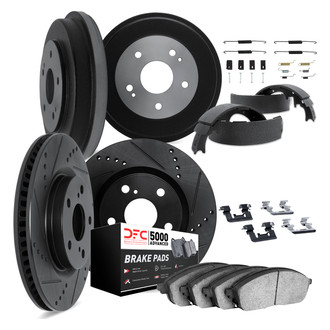 DFC® - PRO-KIT 5000+ Drilled and Slotted Front and Rear Brake Kit