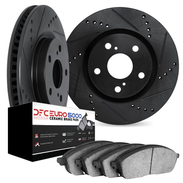 DFC® - EURO-KIT 5000 Drilled and Slotted Front Brake Kit