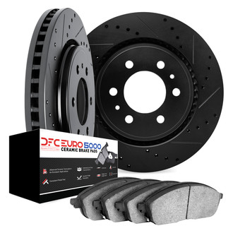 DFC® - EURO-KIT 5000 Drilled and Slotted Rear Brake Kit