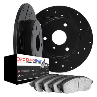 DFC® - EURO-KIT 5000 Drilled and Slotted Front Brake Kit