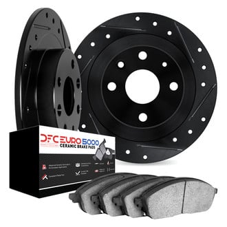 DFC® - EURO-KIT 5000 Drilled and Slotted Rear Brake Kit