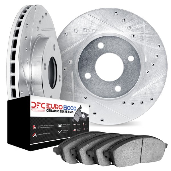 DFC® - EURO-KIT 5000 Drilled and Slotted Front Brake Kit