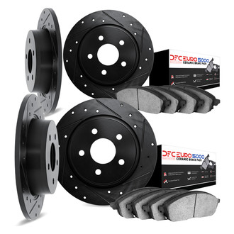 DFC® - EURO-KIT 5000 Drilled and Slotted Front and Rear Brake Kit
