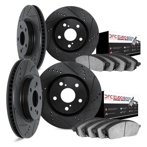 DFC® - EURO-KIT 5000 Drilled and Slotted Front and Rear Brake Kit