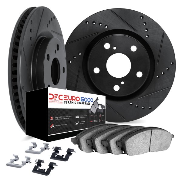 DFC® - EURO-KIT 5000+ Drilled and Slotted Front Brake Kit