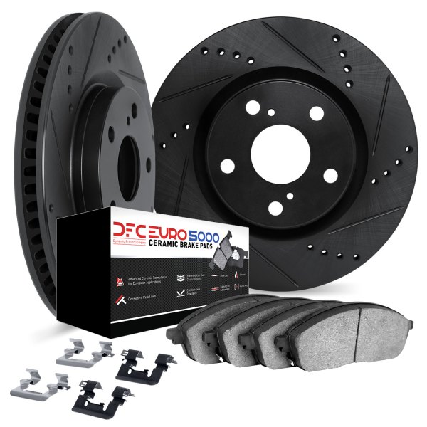 DFC® - EURO-KIT 5000+ Drilled and Slotted Front Brake Kit