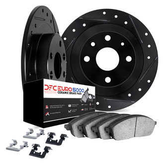 DFC® - EURO-KIT 5000+ Drilled and Slotted Front Brake Kit