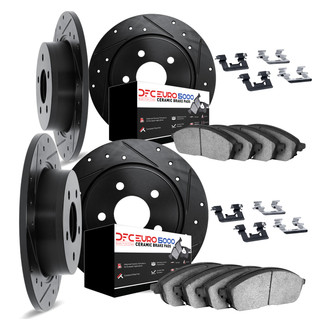 DFC® - EURO-KIT 5000+ Drilled and Slotted Front and Rear Brake Kit