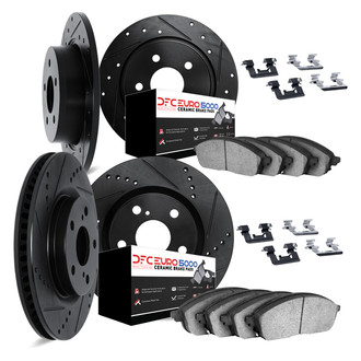 DFC® - EURO-KIT 5000+ Drilled and Slotted Front and Rear Brake Kit