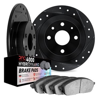 DFC® - Drilled and Slotted Brake Kit with 4000 HybriDynamic Brake Pads