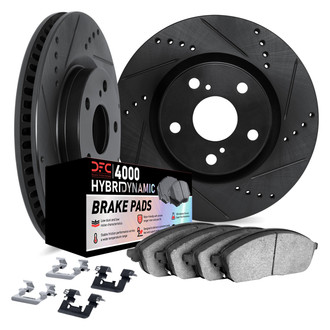 DFC® - Drilled and Slotted Brake Kit with 4000 HybriDynamic Brake Pads