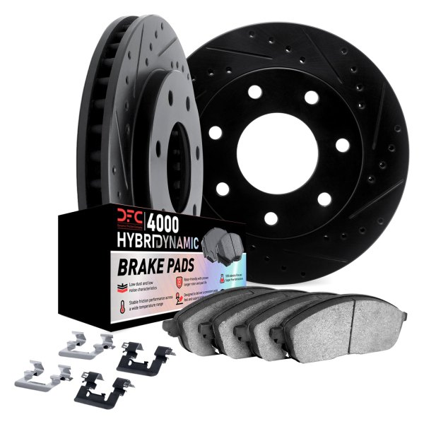 DFC® - Drilled and Slotted Front Brake Kit with 4000 HybriDynamic Brake Pads