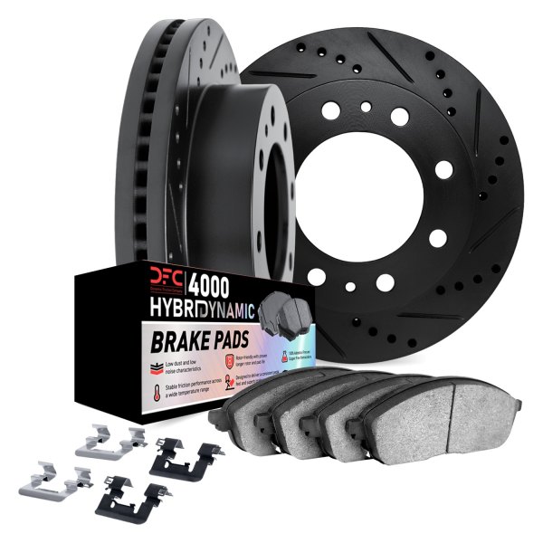 DFC® - Drilled and Slotted Front Brake Kit with 4000 HybriDynamic Brake Pads