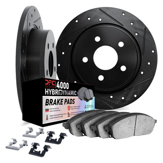 DFC® - Drilled and Slotted Brake Kit with 4000 HybriDynamic Brake Pads