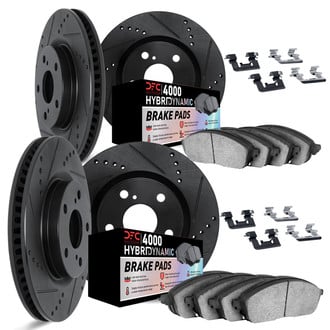 DFC® - Drilled and Slotted Front and Rear Brake Kit with 4000 HybriDynamic Brake Pads