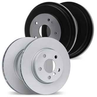 DFC® - Hi-Carbon Alloy GEOMET® Front and Rear Brake Rotor Set