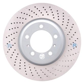 DFC® - Hi-Carbon Alloy GEOMET Drilled Front Passenger Side Brake Rotor
