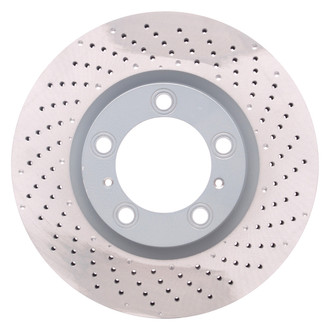 DFC® - Hi-Carbon Alloy GEOMET Drilled Front Passenger Side Brake Rotor