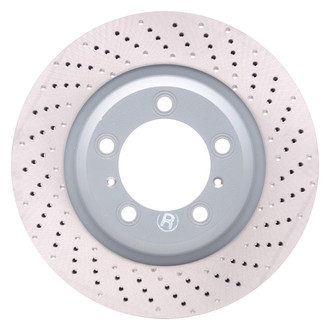 DFC® - Hi-Carbon Alloy GEOMET Drilled Front Passenger Side Brake Rotor