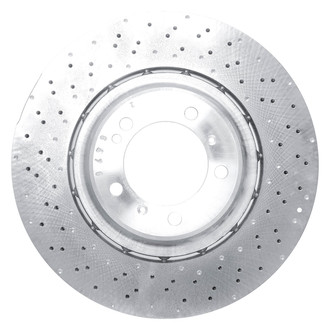 DFC® - Hi-Carbon Alloy GEOMET Drilled Rear Driver Side Brake Rotor