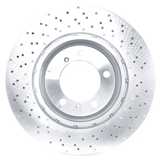 DFC® - Hi-Carbon Alloy GEOMET Drilled Front Passenger Side Brake Rotor