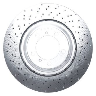 DFC® - Hi-Carbon Alloy GEOMET Drilled Front Driver Side Brake Rotor