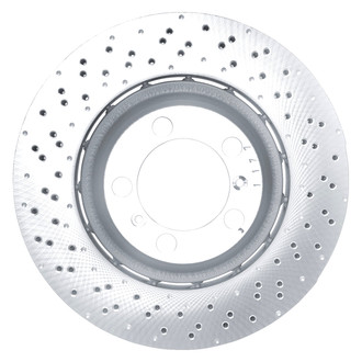 DFC® - Hi-Carbon Alloy GEOMET Drilled Rear Driver Side Brake Rotor