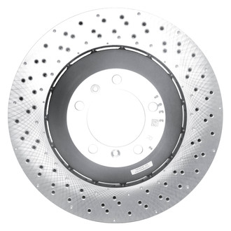 DFC® - Hi-Carbon Alloy GEOMET Drilled Front Passenger Side Brake Rotor