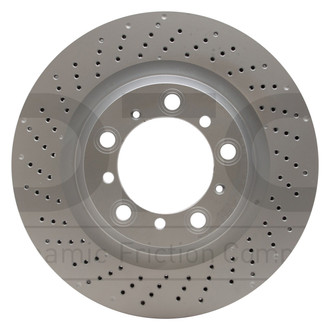 DFC® - Hi-Carbon Alloy GEOMET Drilled Rear Driver Side Brake Rotor