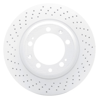 DFC® - Hi-Carbon Alloy GEOMET Drilled Rear Driver Side Brake Rotor
