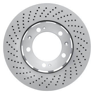 DFC® - Hi-Carbon Alloy GEOMET Drilled Front Driver Side Brake Rotor