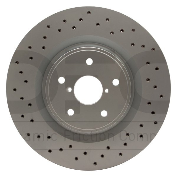 DFC® - Hi-Carbon Alloy GEOMET Drilled Front Brake Rotor