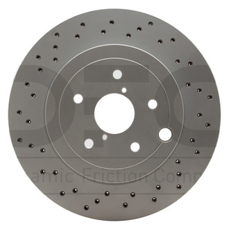 DFC® - Hi-Carbon Alloy GEOMET Drilled Rear Brake Rotor