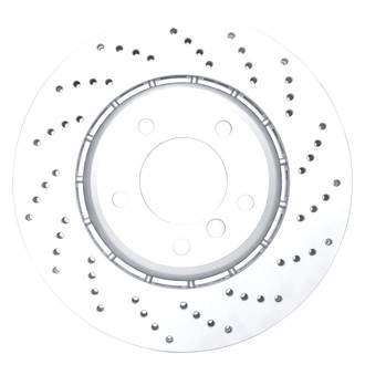 DFC® - Hi-Carbon Alloy GEOMET Drilled Front Passenger Side Brake Rotor