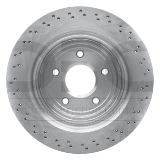 DFC® - Hi-Carbon Alloy GEOMET Drilled Rear Brake Rotor