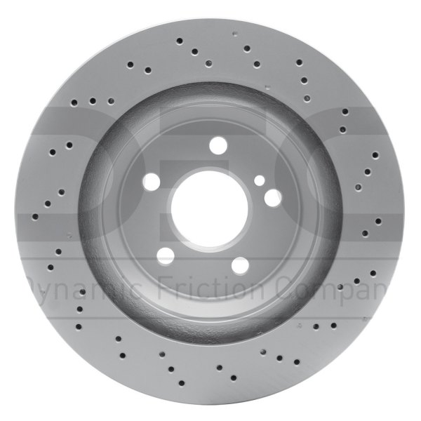 DFC® - Hi-Carbon Alloy GEOMET Drilled Rear Brake Rotor