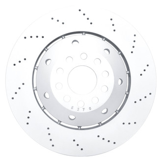 DFC® - Hi-Carbon Alloy GEOMET Drilled Front Passenger Side Brake Rotor