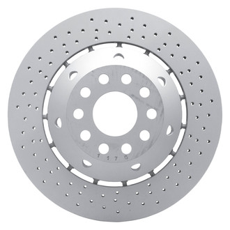 DFC® - Hi-Carbon Alloy GEOMET Drilled Rear Driver Side Brake Rotor