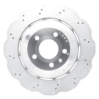 DFC® - Hi-Carbon Alloy GEOMET Drilled Rear Brake Rotor