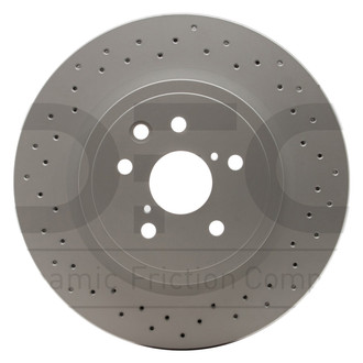 DFC® - Hi-Carbon Alloy GEOMET Drilled Rear Brake Rotor