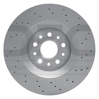 DFC® - Hi-Carbon Alloy GEOMET Drilled Rear Brake Rotor