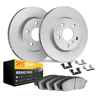 DFC® - GEOMET Plain Brake Kit with Heavy Duty Brake Pads