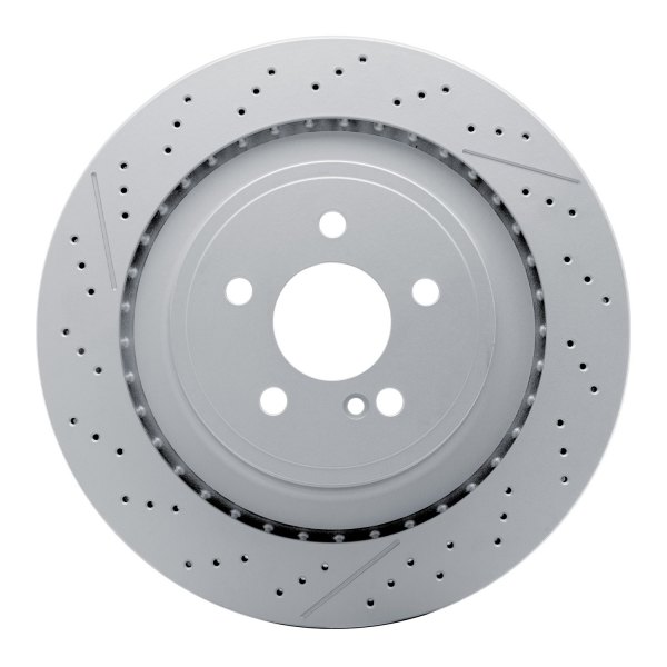 DFC® - Hi-Carbon Alloy GEOMET Drilled and Slotted Rear Brake Rotor