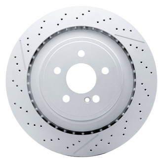 DFC® - Hi-Carbon Alloy GEOMET Drilled and Slotted Rear Brake Rotor