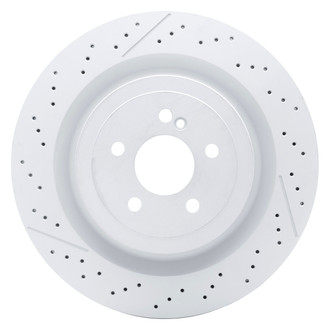 DFC® - Hi-Carbon Alloy GEOMET Drilled and Slotted Rear Brake Rotor