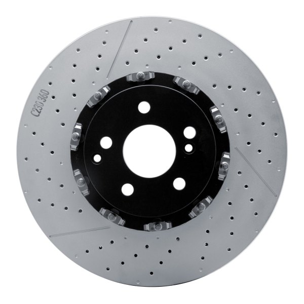 DFC® - Hi-Carbon Alloy GEOMET Drilled and Slotted Front Brake Rotor