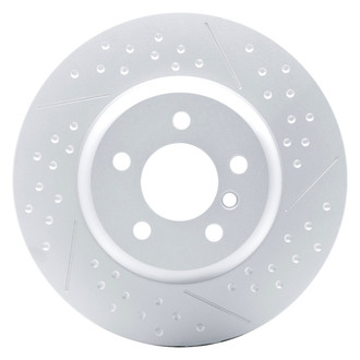 DFC® - Hi-Carbon Alloy GEOMET Dimpled and Slotted Rear Brake Rotor